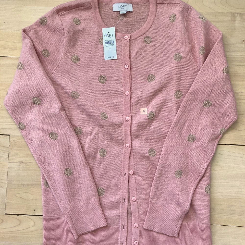 LOFT Button Down Cardigan NWT